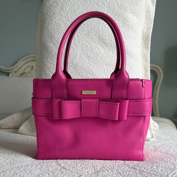kate spade Handbags - Kate Spade Fuchsia Bow Handbag